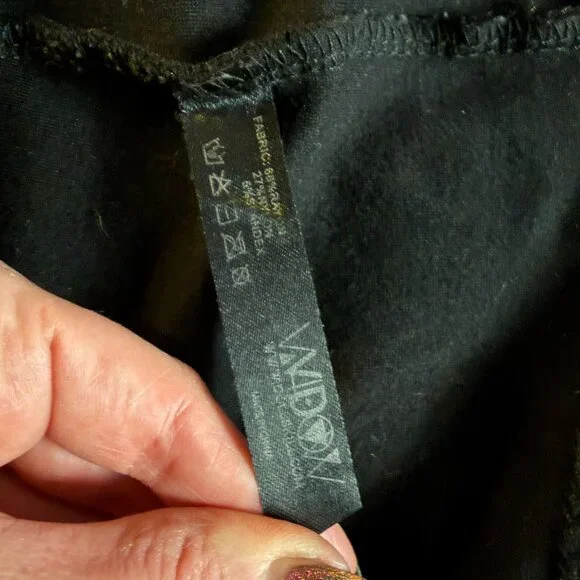 Widow Black on Black Mini Cyber Dress Size Sm - Picture 4 of 4